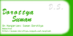 dorottya suman business card